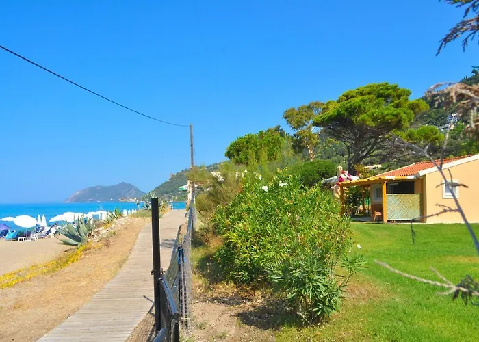 Дом отдыха Beachfront House Yannis On Agios Gordios In Corfu